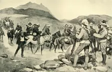 The Surrender of Prinsloo's Force at the Caledon River 1901. Creator: Ernest Prater