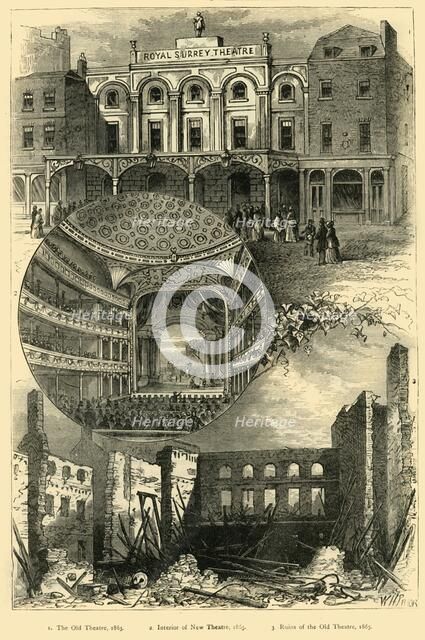 'The Surrey Theatre', (c1878). Creator: Unknown.