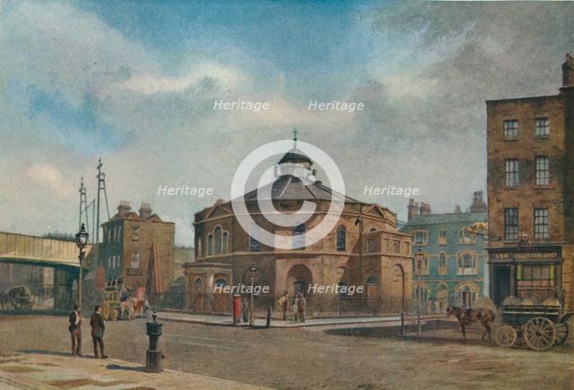 'The Surrey Chapel, Blackfriars Road', no 196 Blackfriars Road, Southwark, London, 1881 (1926). Artist: John Crowther.