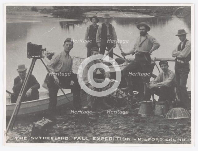 The Sutherland fall expedition, 1888. Creator: George Moodie.