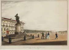 The Suvorov Square in Saint Petersburg
