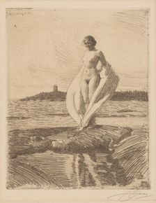 The swan, 1915, Sweden. Creator: Anders Leonard Zorn