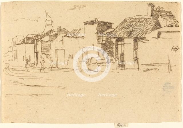 The Swan, Chelsea, 1872. Creator: James Abbott McNeill Whistler.