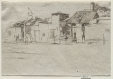 The Swan, Chelsea, c. 1870. Creator: James McNeill Whistler (American, 1834-1903)