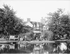The Swan Inn, Kennington, Oxfordshire, 1885. Artist: Henry Taunt