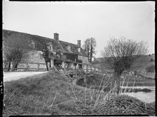 The Swan Inn, Swinbrook, Swinbrook and Widford, West Oxfordshire, Oxfordshire, 1924. Creator: Katherine Jean Macfee