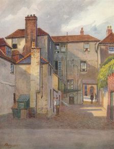 The Swan Yard, Reigate 1912, (1914). Artist: James S Ogilvy