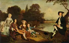 The Swaine Family 1749, (1934). Creator: Arthur Devis