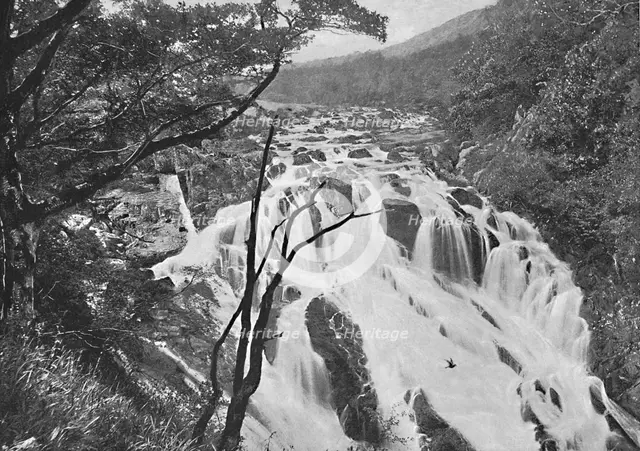 'The Swallow Falls, Bettws-Y-Coed', c1896. Artist: I Slater.