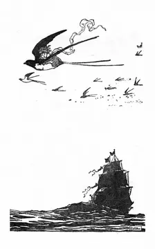 The Swallow Soared High Into The Air c1930. Artist: W Heath Robinson