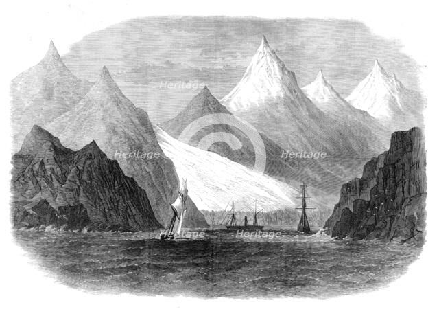 The Swedish exploring exhibition at Green Harbour, Spitzbergen, 1872. Creator: Unknown.