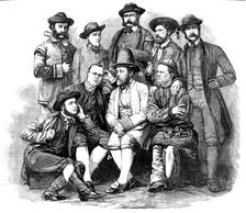 The Swedish Minstrels, at St. James's Hall, 1858. Creator: Smyth