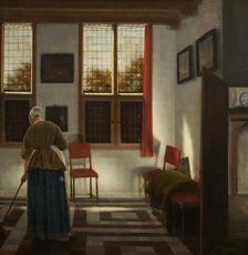 The sweeper, c.1670. Creator: Pieter Janssens Elinga
