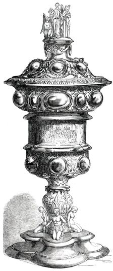 The Swiney Bequest Silver Cup, designed by D. Maclise, R.A., 1850. Creator: Unknown