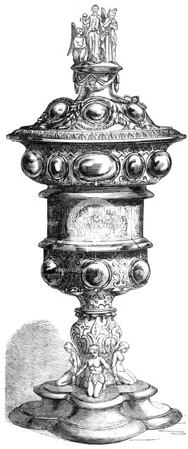 The Swiney Bequest Silver Cup, designed by D. Maclise, R.A., 1850. Creator: Unknown.