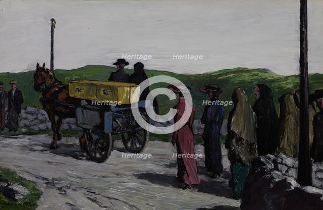 The Swinford Funeral, 1918. Creator: Jack B Yeats.