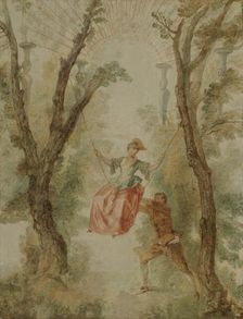 The Swing, 1712. Creator: Jean-Antoine Watteau