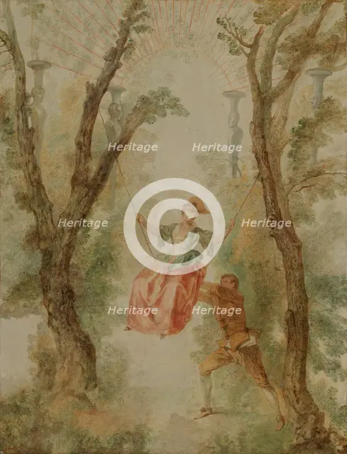 The Swing, 1712. Creator: Jean-Antoine Watteau.