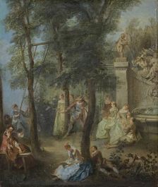 The Swing, 1735. Creator: Nicolas Lancret