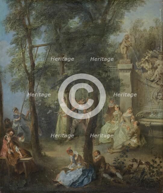 The Swing, 1735. Creator: Nicolas Lancret.