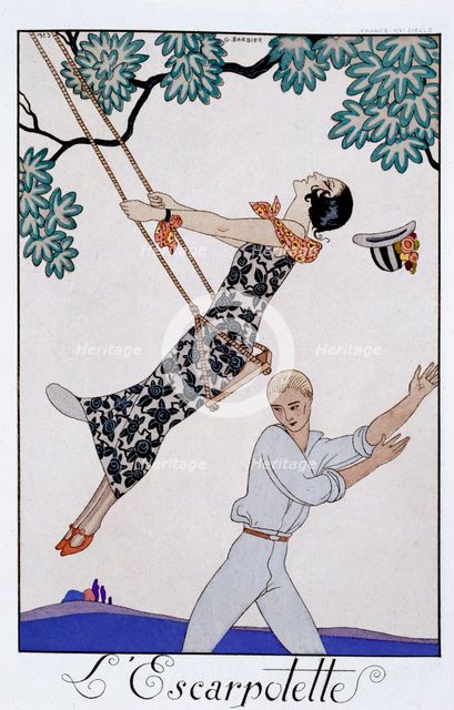 'The Swing', 1920s. Creator: Georges Barbier.