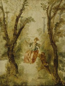 The Swing, ca 1712. Creator: Watteau, Jean Antoine (1684-1721)