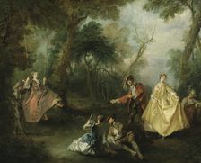 The Swing, early-mid 18th century. Creator: Nicolas Lancret