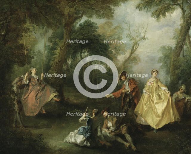 The Swing, early-mid 18th century. Creator: Nicolas Lancret.