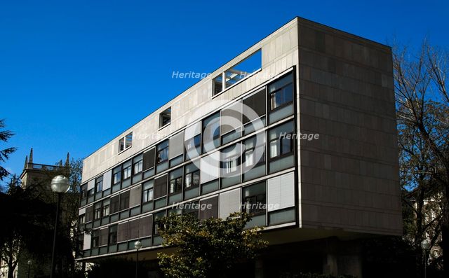 The Swiss Pavilion, International University Campus, Paris, France. Creator: LTL.
