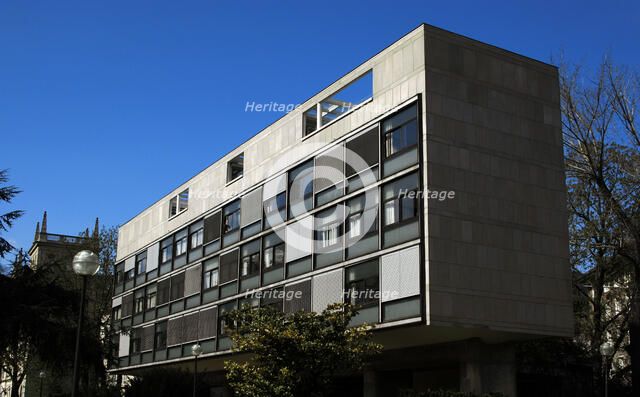 The Swiss Pavilion, International University Campus, Paris, France. Creator: LTL.