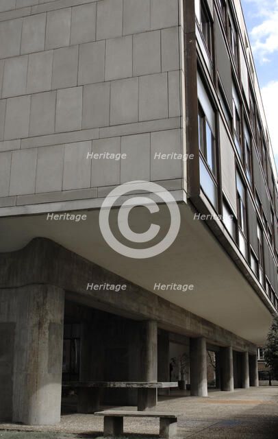 The Swiss Pavilion, International University Campus, Paris, France. Creator: LTL.