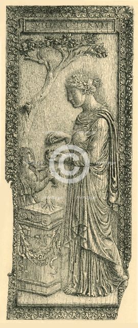 The Symmachi Panel, late 4th or early 5th century, (1881).  Creator: W Wise.