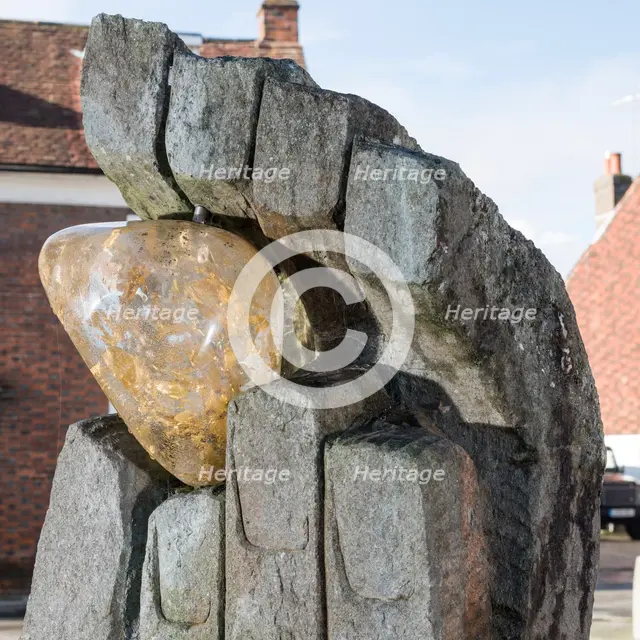 'The Symbol of Discovery', sculpture by John Skelton, East Row, Chichester, West Sussex, 2014. Artists: Steven Baker, John Skelton.