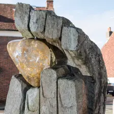 The Symbol of Discovery sculpture by John Skelton, East Row, Chichester, West Sussex, 2014. Artists: Steven Baker, John Skelton
