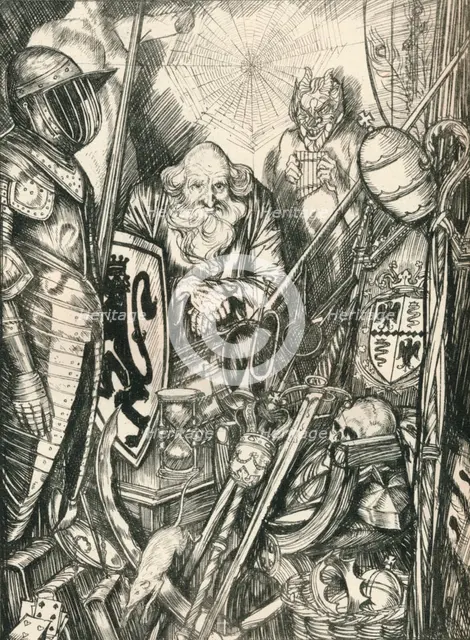 The Symbol Shop, c1898, (1924). Artist: Edmund Joseph Sullivan