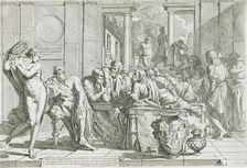 The Symposium of Plato, 1648. Creator: Pietro Testa