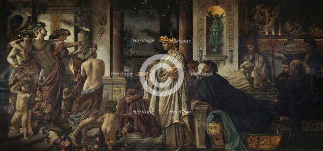 The Symposium (Second Version), ca 1871-1874. Artist: Feuerbach, Anselm (1829-1880)