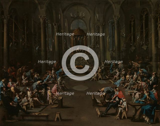 The Synagogue, 1725/35. Creator: Alessandro Magnasco.