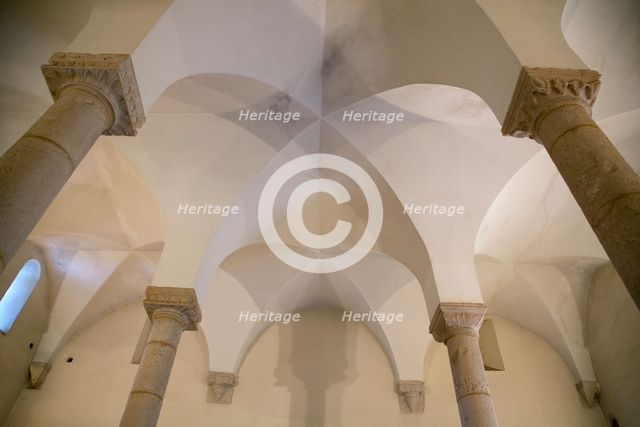 The synagogue in Tomar, Portugal, 2009. Creator: Samuel Magal.