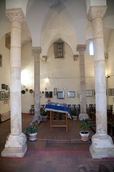 The synagogue in Tomar, Portugal, 2009. Creator: Samuel Magal