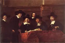 The Syndics (The Sampling Officials of the Draper's Guild) 1662, (1967). Creator: Rembrandt Harmensz van Rijn