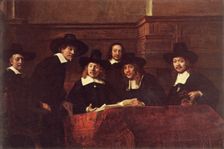 The Syndics (The Sampling Officials of the Draper's Guild) 1662, (1967). Creator: Rembrandt Harmensz van Rijn