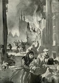 The Sack of Louvain (1919). Creator: Unknown