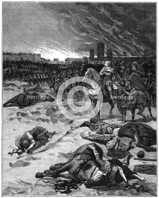 The sack of Rome by the Vandals, 455 (1882-1884). Artist: Unknown