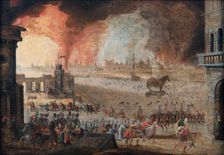 The Sack Of Troy, 1610. Creator: Caullery, Louis, de (ca 1580-1621)