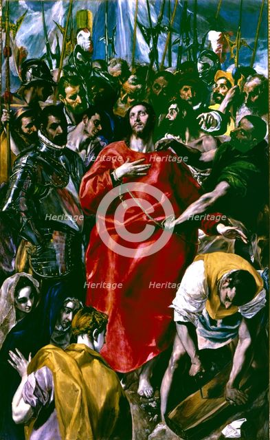 The Sacking', work by El Greco.