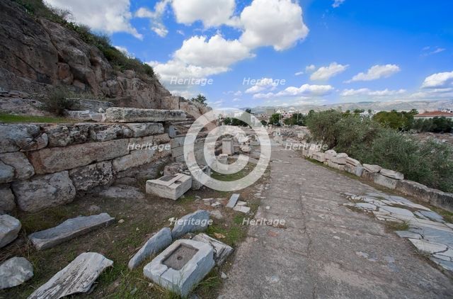 The Sacred Way, Eleusis, Greece. Creator: Samuel Magal.