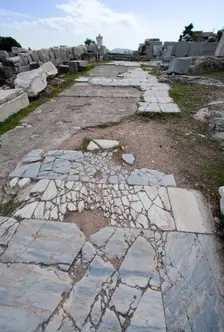 The Sacred Way, Eleusis, Greece. Creator: Samuel Magal