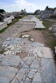 The Sacred Way, Eleusis, Greece. Creator: Samuel Magal