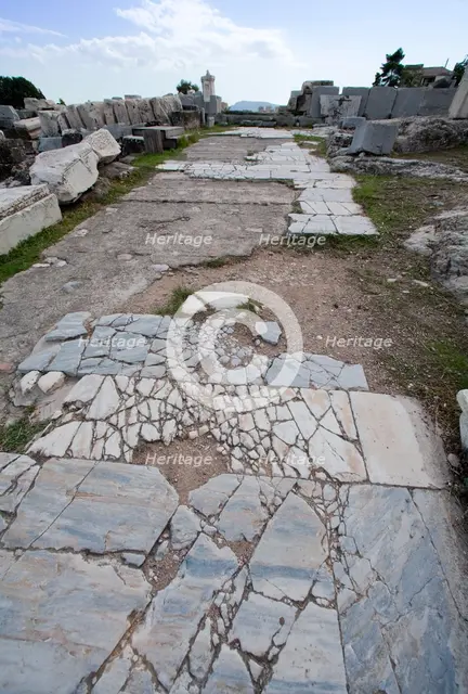 The Sacred Way, Eleusis, Greece. Creator: Samuel Magal.